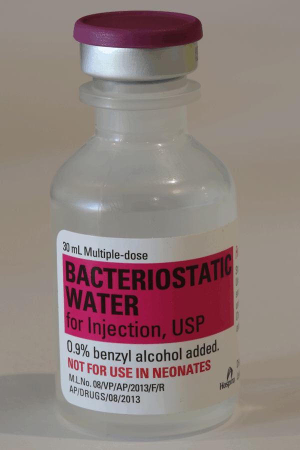 BAC Water (Hospira, 30 mL)